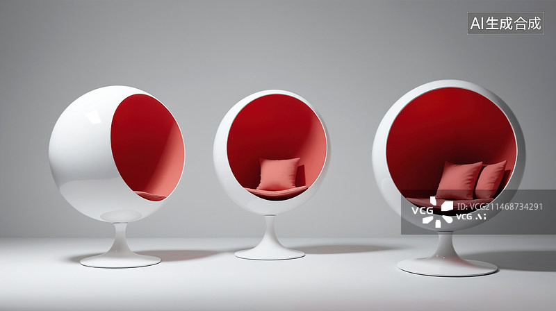 【AI数字艺术】先锋风格极简主义空间设计图片素材