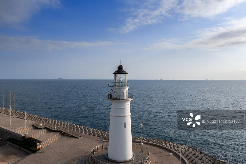 青岛奥帆中心灯塔图片素材