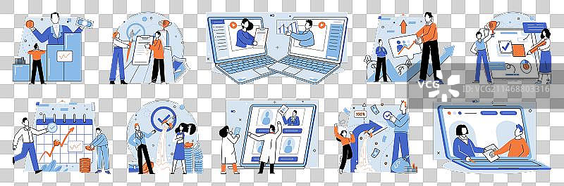 用于推动业务发展的成熟商业投资图片素材