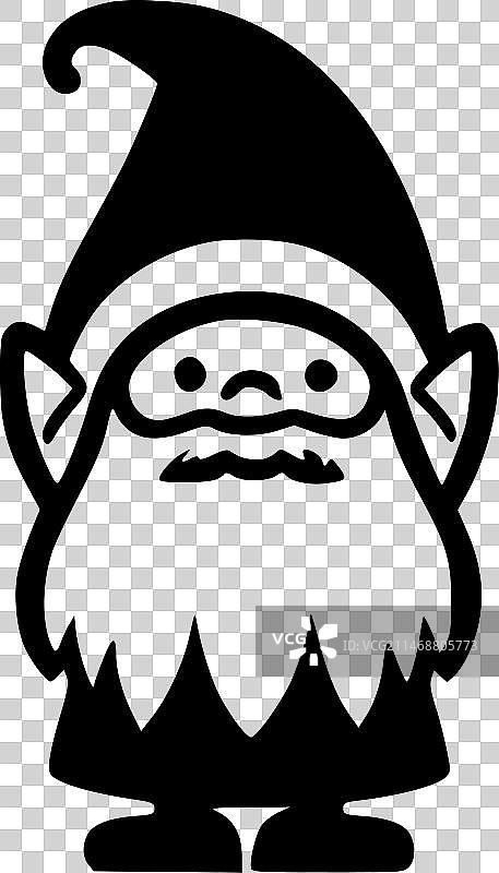 侏儒 - 极简主义和简单的轮廓图片素材