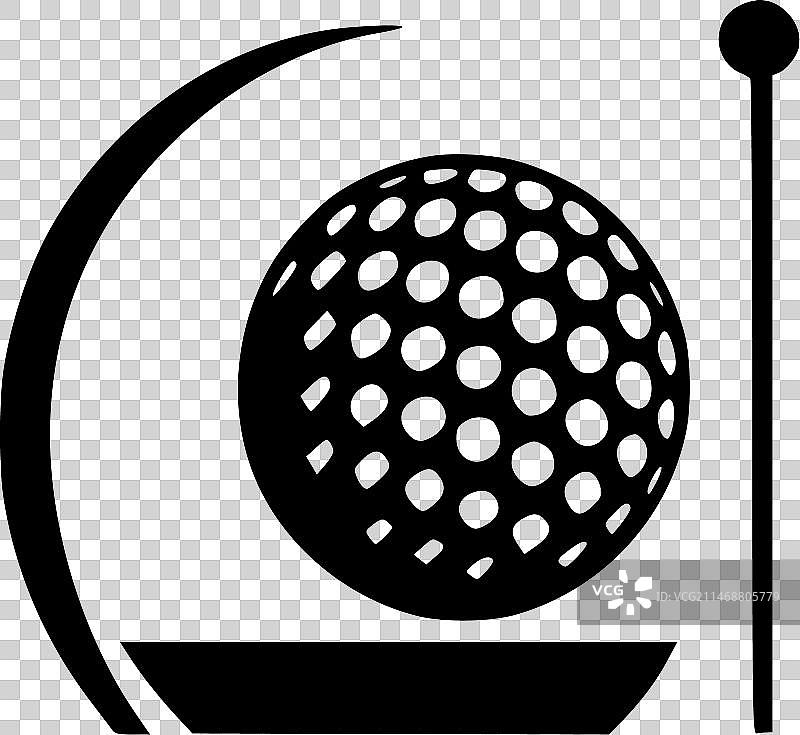 高尔夫高质量Logo，适用于T恤图片素材