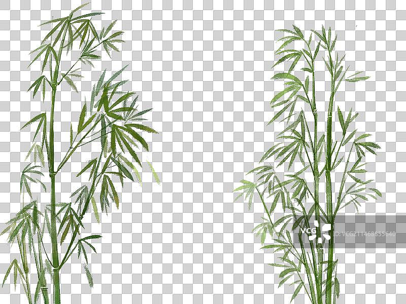 水墨竹子图片素材