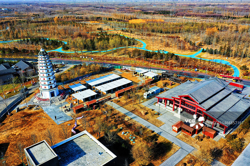 雄安新区郊野公园一步一景美无限 （郊野公园）图片素材