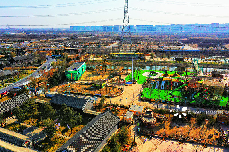 雄安新区郊野公园一步一景美无限 （郊野公园）图片素材