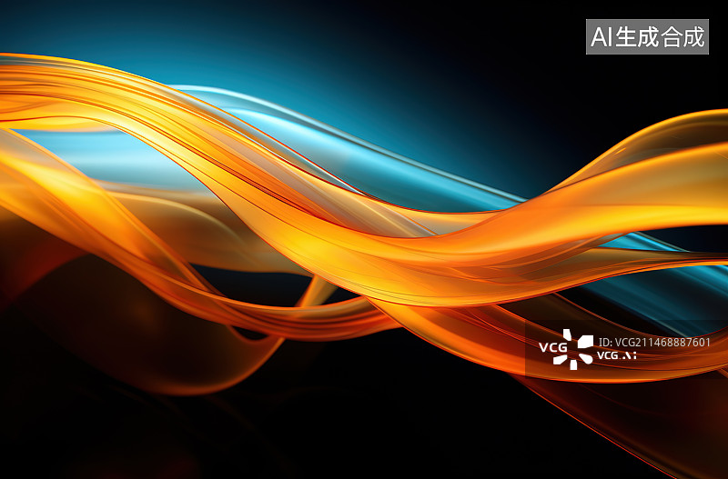 【AI数字艺术】黑色背景下的火灾特写镜头图片素材