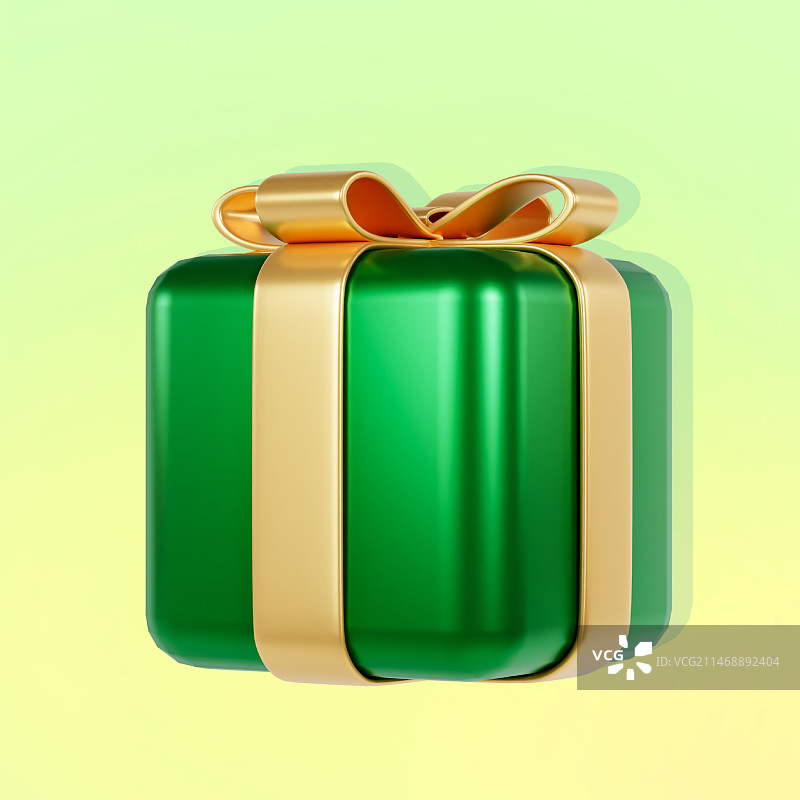 C4D立体春节圣诞节红色礼盒购物元素插画图片素材