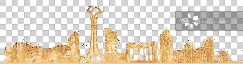 免扣包头城市建筑图片素材