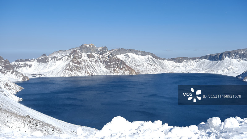 长白山天池西景区图片素材