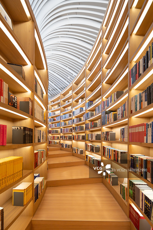 书店内部风景图片素材