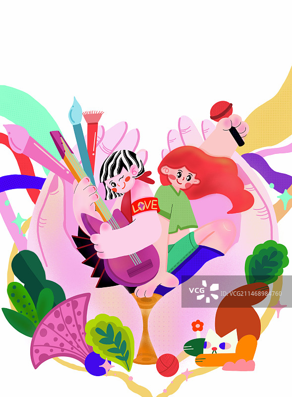 热爱，是一件特别美好的事图片素材