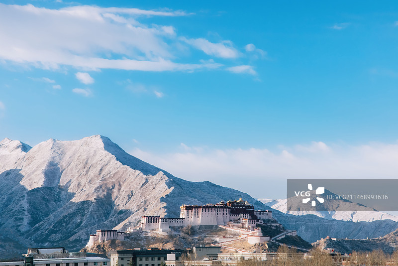 雪后布达拉宫图片素材