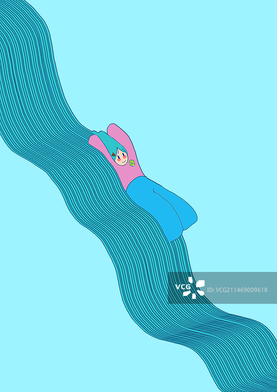 长发女孩图片素材