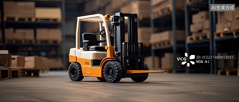 【AI数字艺术】仓库物流工具图片素材