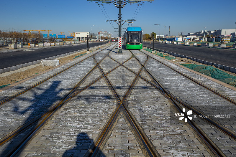 亦庄有轨电车图片素材