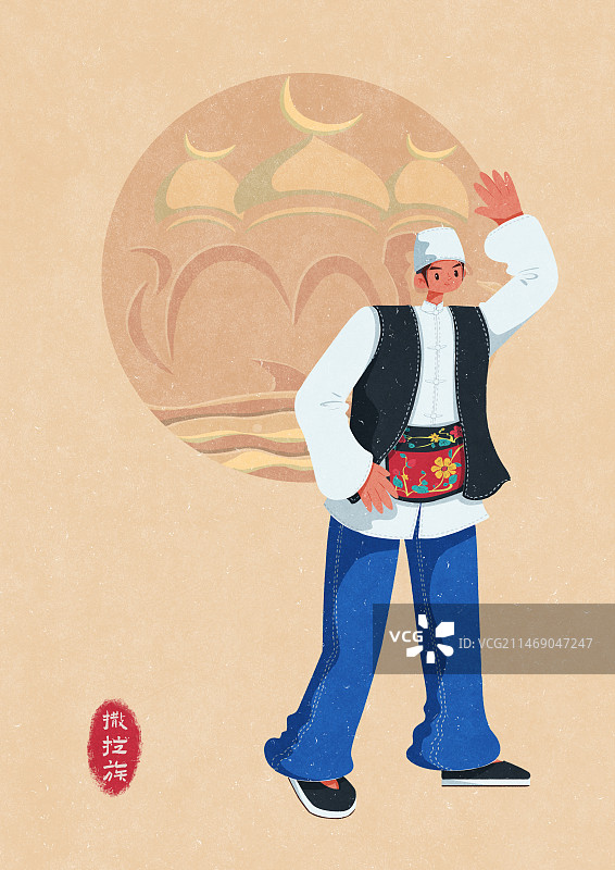 撒拉族男性图片素材