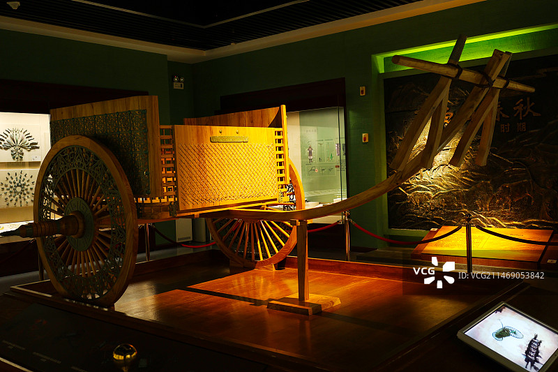 古代战车 宁夏博物馆藏图片素材