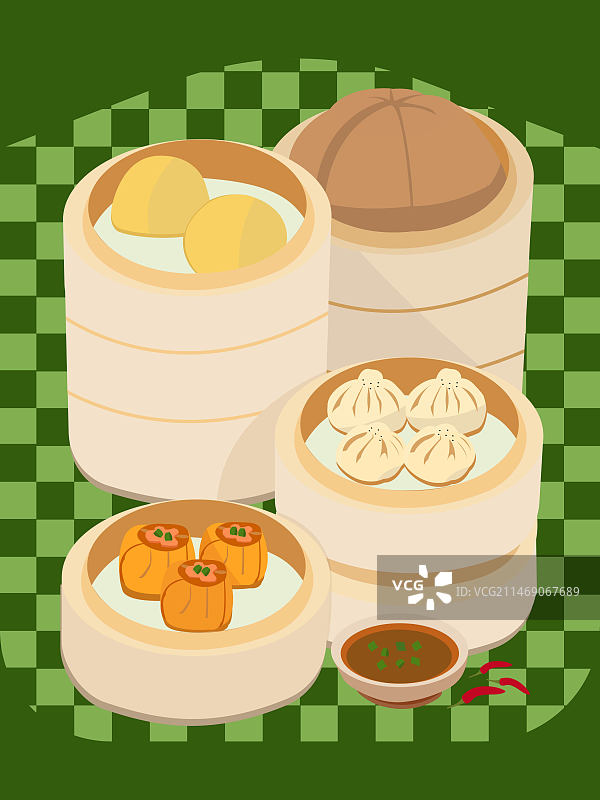 美味的食物插图图片素材