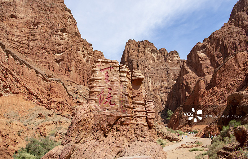 独库公路景点图片素材