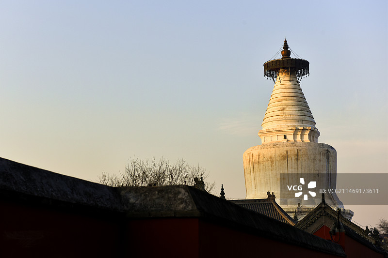 北京白塔寺图片素材