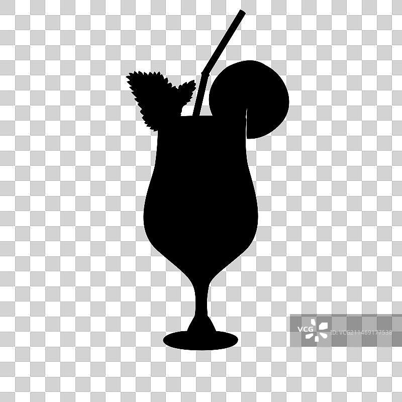 莫吉托鸡尾酒杯图片素材