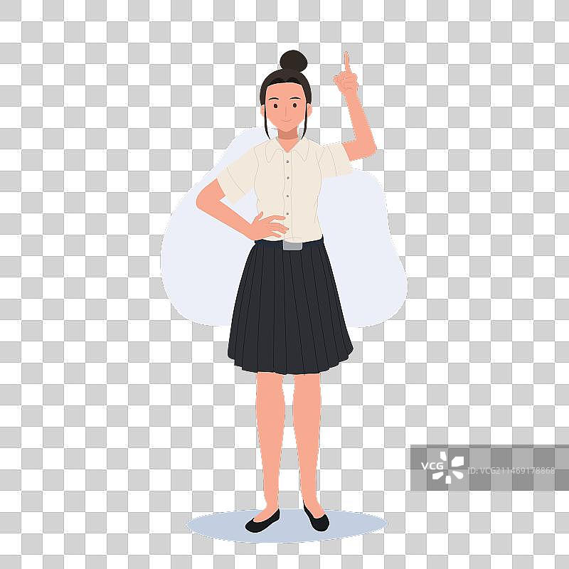 泰国大学生（制服）图片素材