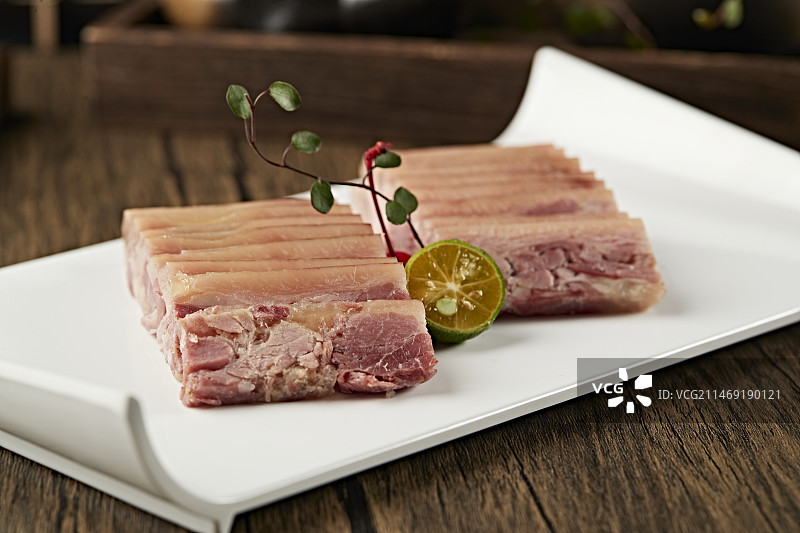 切片柴沟堡熏肘花图片素材