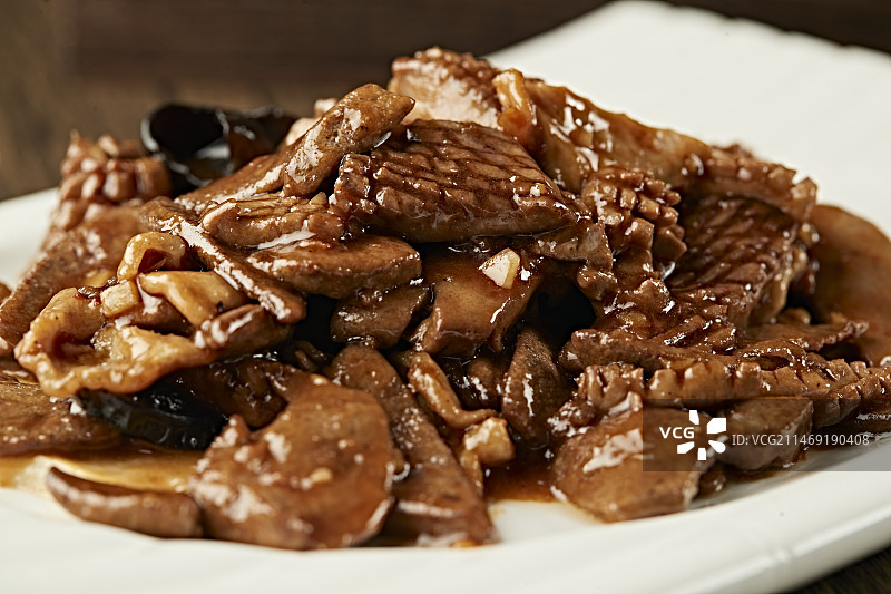 传统天津菜爆三样图片素材