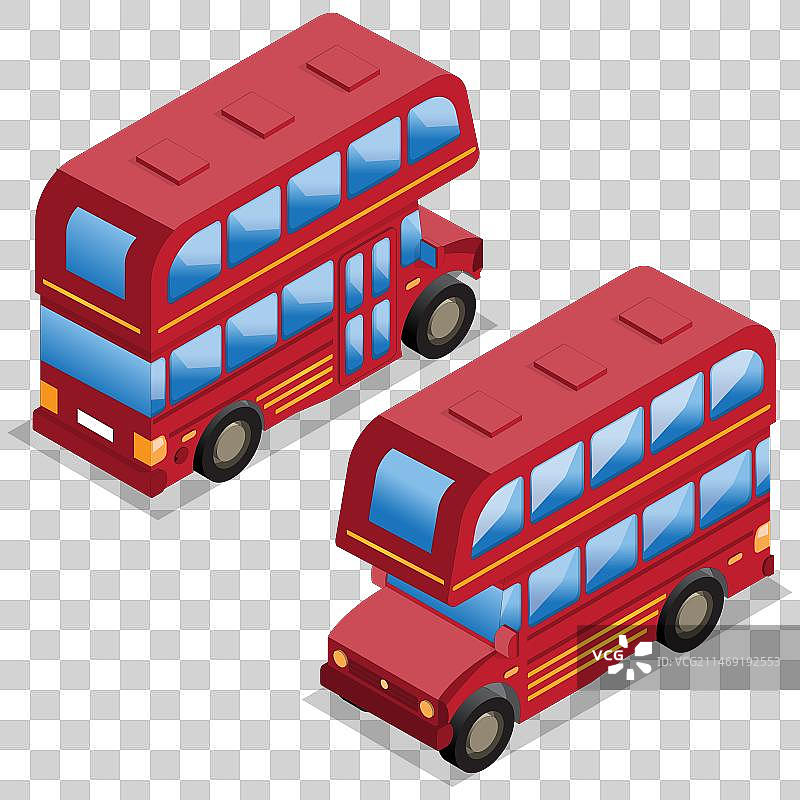 双层巴士图片素材