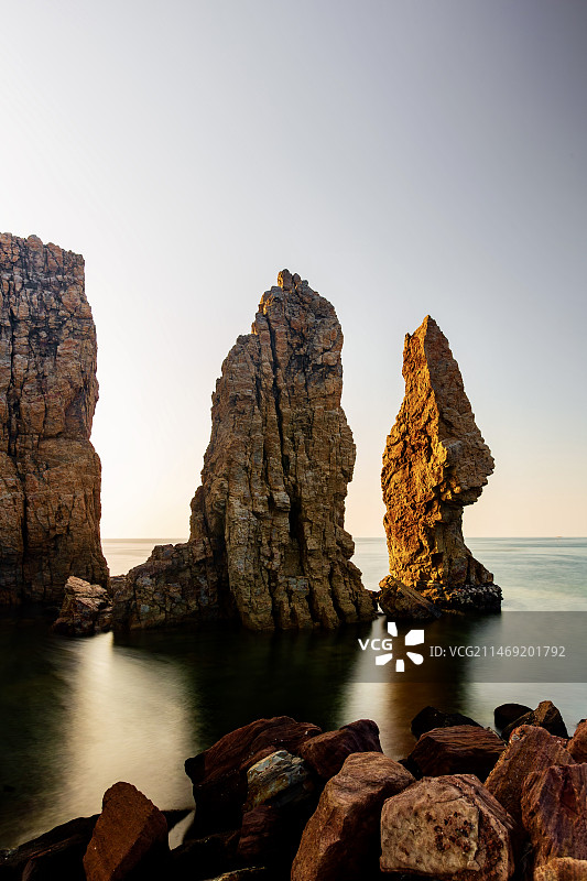 大连瓦房店将军石图片素材