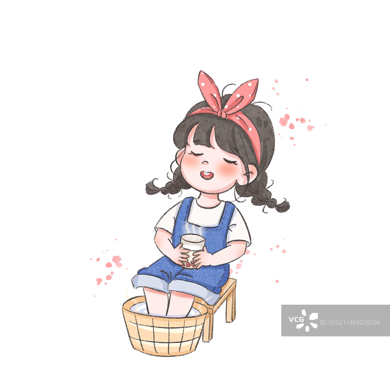 天冷泡个养生脚图片素材