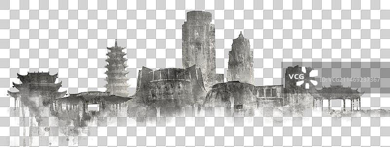 免扣梅州城市建筑图片素材