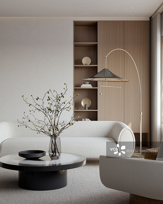 暖色风格室内空间客餐厅摄影图片素材