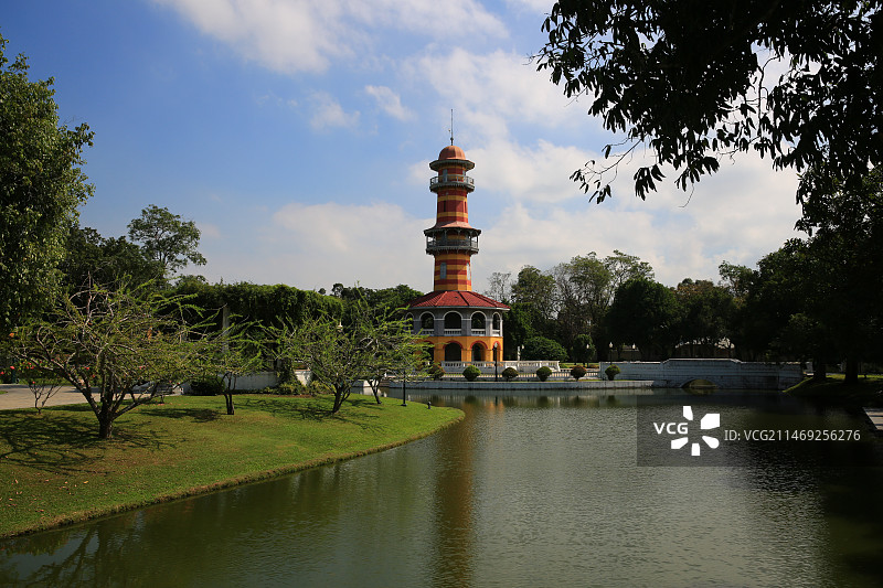 美丽的泰国邦芭茵夏宫图片素材