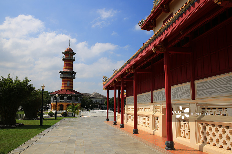 美丽的泰国邦芭茵夏宫图片素材
