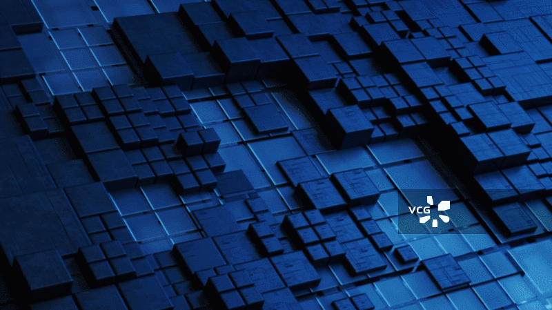 立方体科技感材料背景3D渲染图片素材