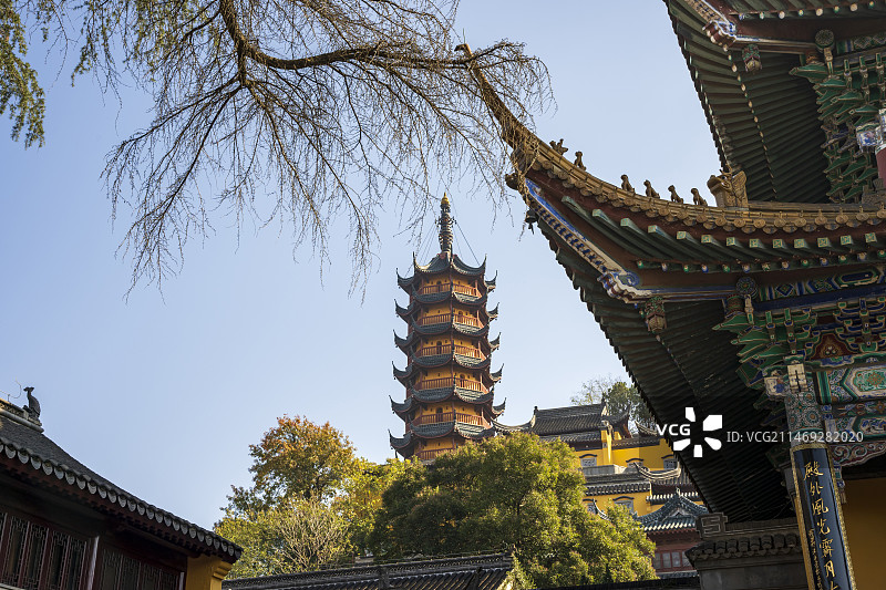 镇江金山寺、焦山图片素材
