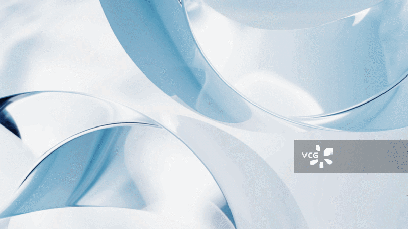 透明玻璃曲面宝石3D渲染图片素材