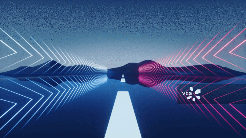 霓虹灯光线条路面3D渲染图片素材