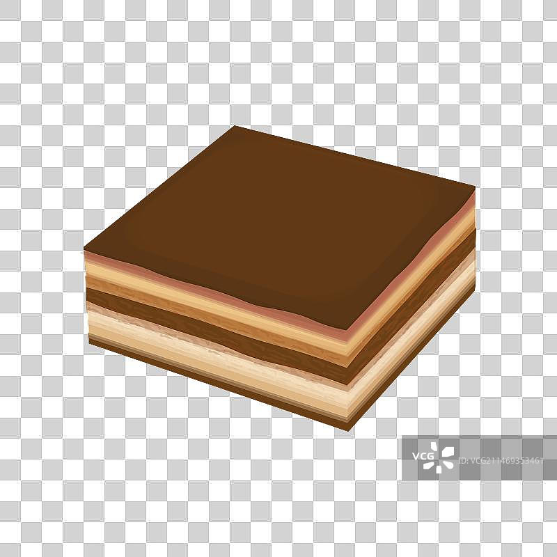 美味的法式歌剧院蛋糕图片素材