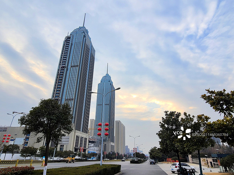 枣庄双子星图片素材