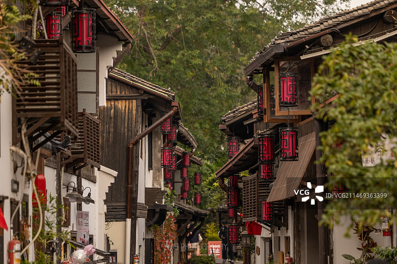 杭州小河直街图片素材