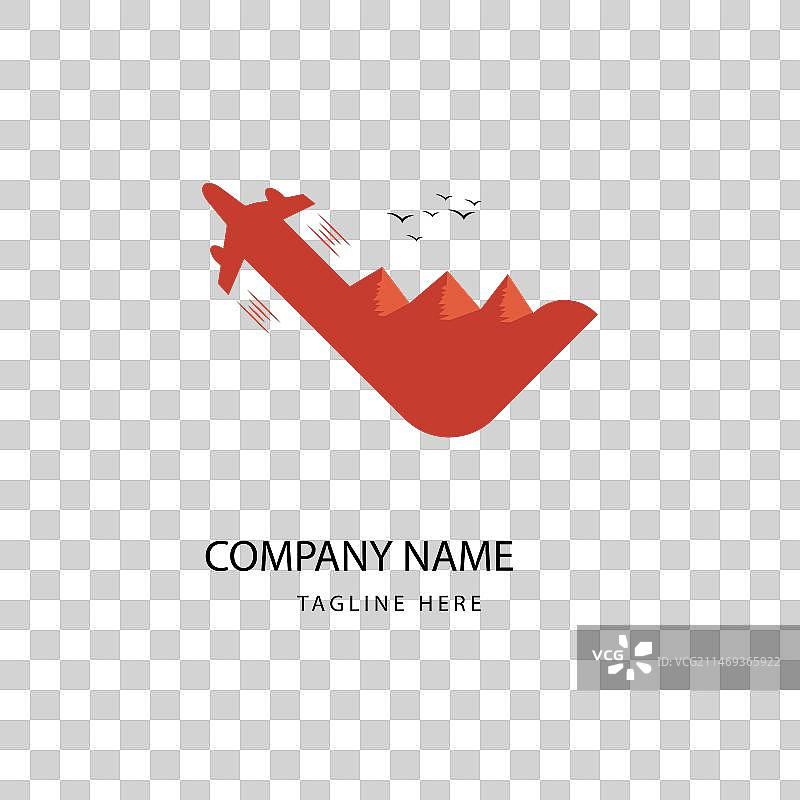 创意旅行社logo设计模板图片素材