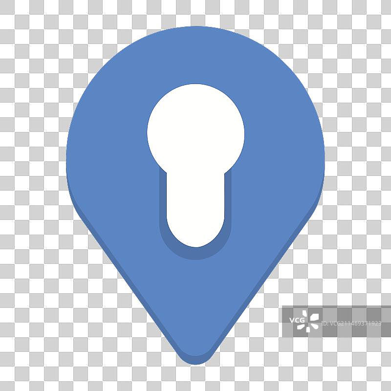 定位方向图钉图标图片素材