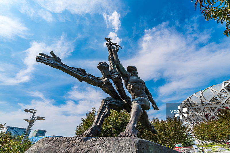 奥运雕塑图片素材