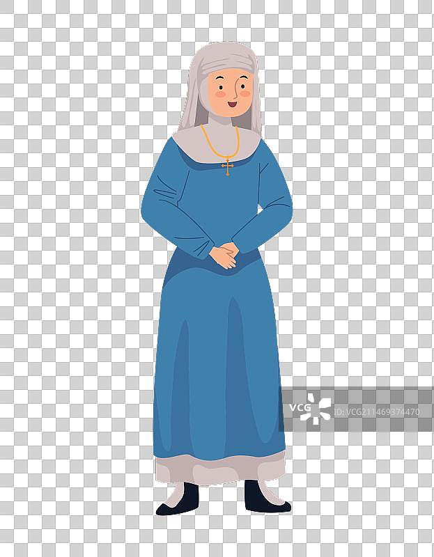天主教人物修女图片素材