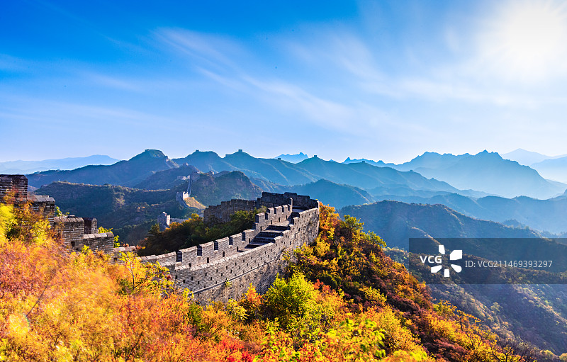 金山岭长城图片素材