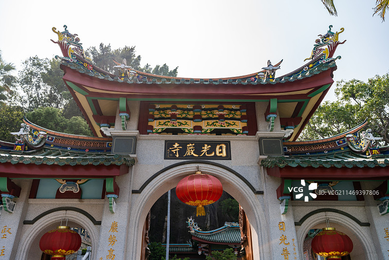 厦门鼓浪屿日光岩寺图片素材