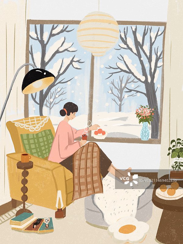 冬日居家日常图片素材