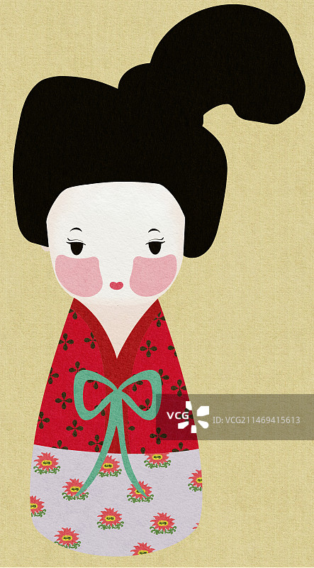 唐朝仕女人物设计图片素材