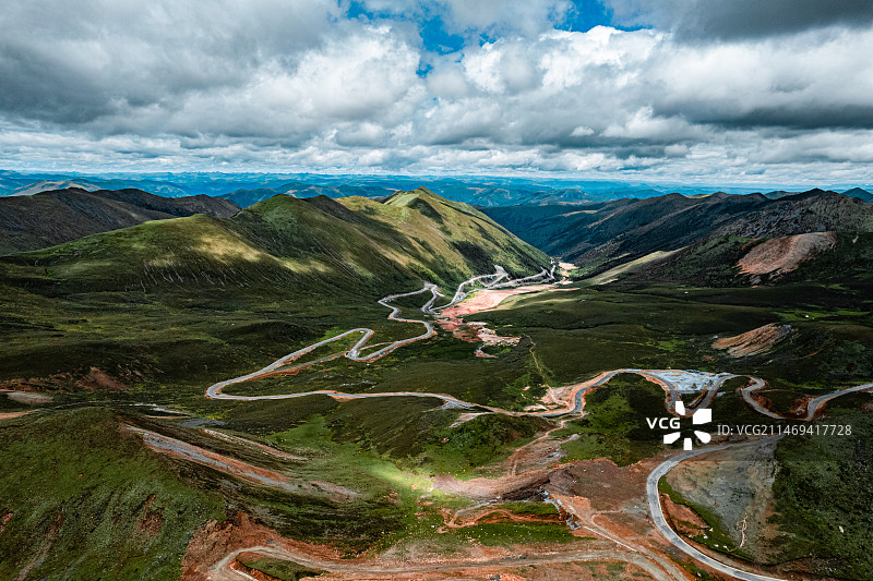 云端视界·横断腹地图片素材